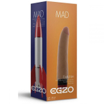 Реалистичный мультискоростной вибратор без мошонки Mad Rocket - 18 см. (Цвет: телесный)