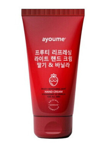 Крем для рук с клубникой и ванилью AYOUME Strawberry&Vanilla Hand Cream 60 мл