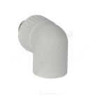 Угольник PP-R комбинированный белый Дн 25х1/2"х90гр НР ZFPCL