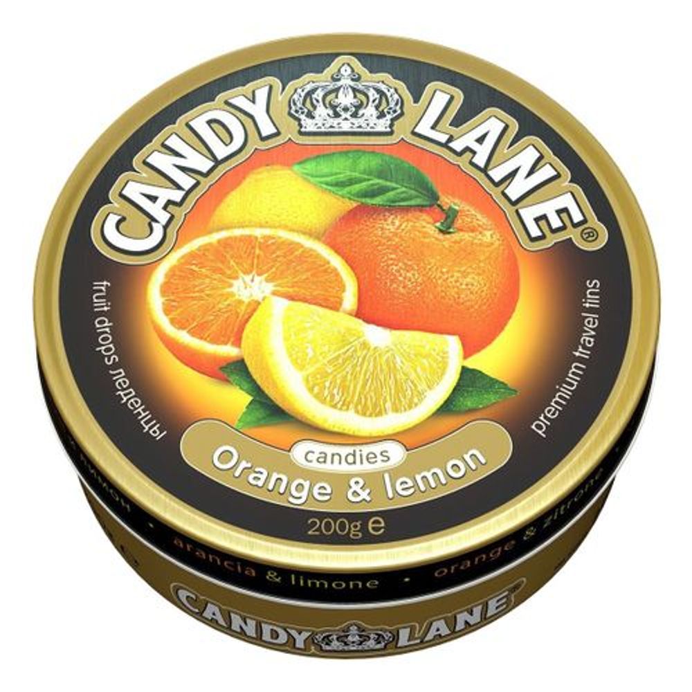 Леденцы Candy Lane Апельсин ж/б 200г