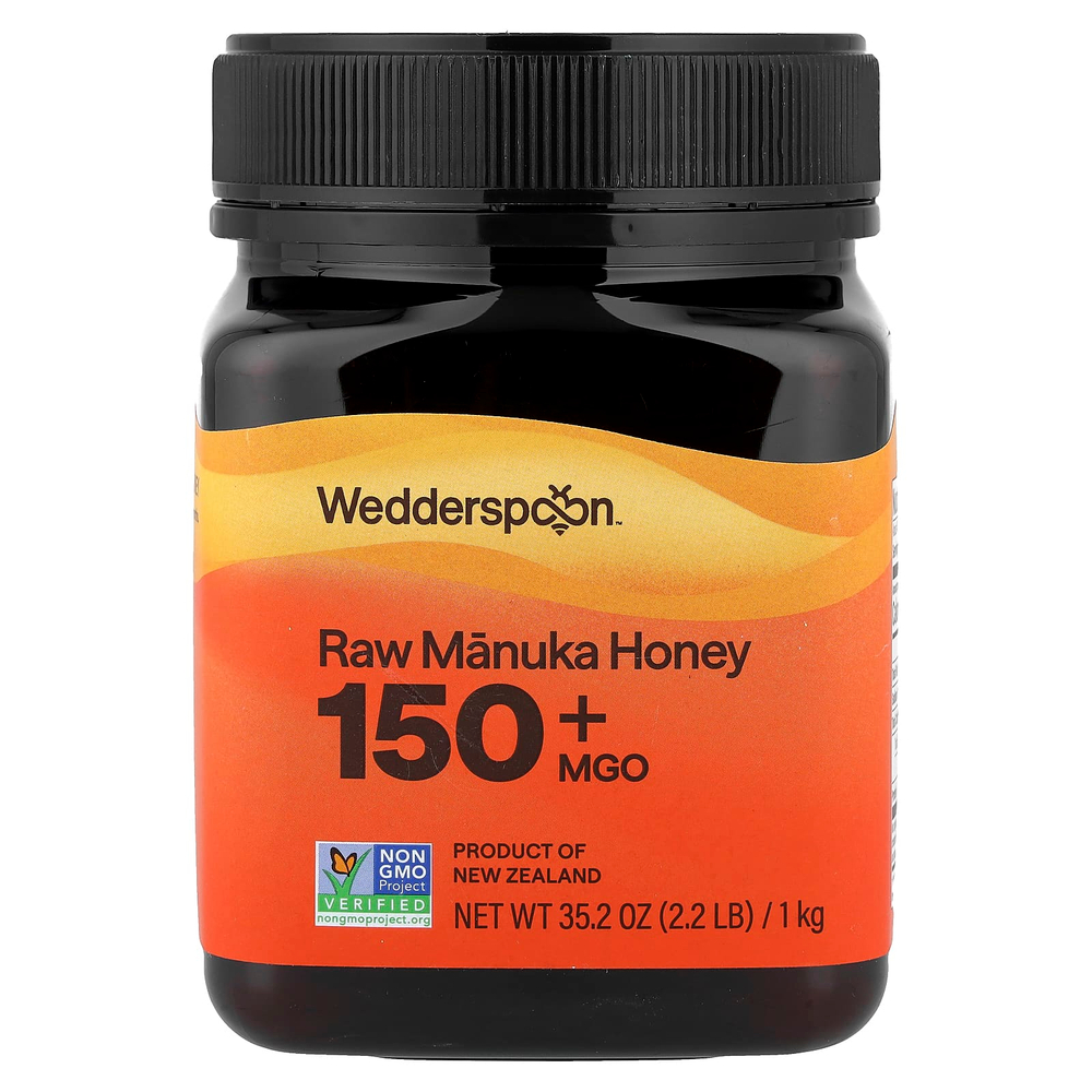 Wedderspoon, необработанный монофлорный мед манука, KFactor™ 16, 1 кг (35,2 унции)