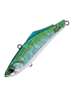 Воблер DUO Bay Ruf Tide Vib 80, CEA0737 Lime Head Clear Gigo, 80 мм, 25 г, тонущий, виб