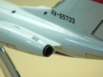 Модель самолета Ту-134Б-3 (М1:100, СЛО Россия)