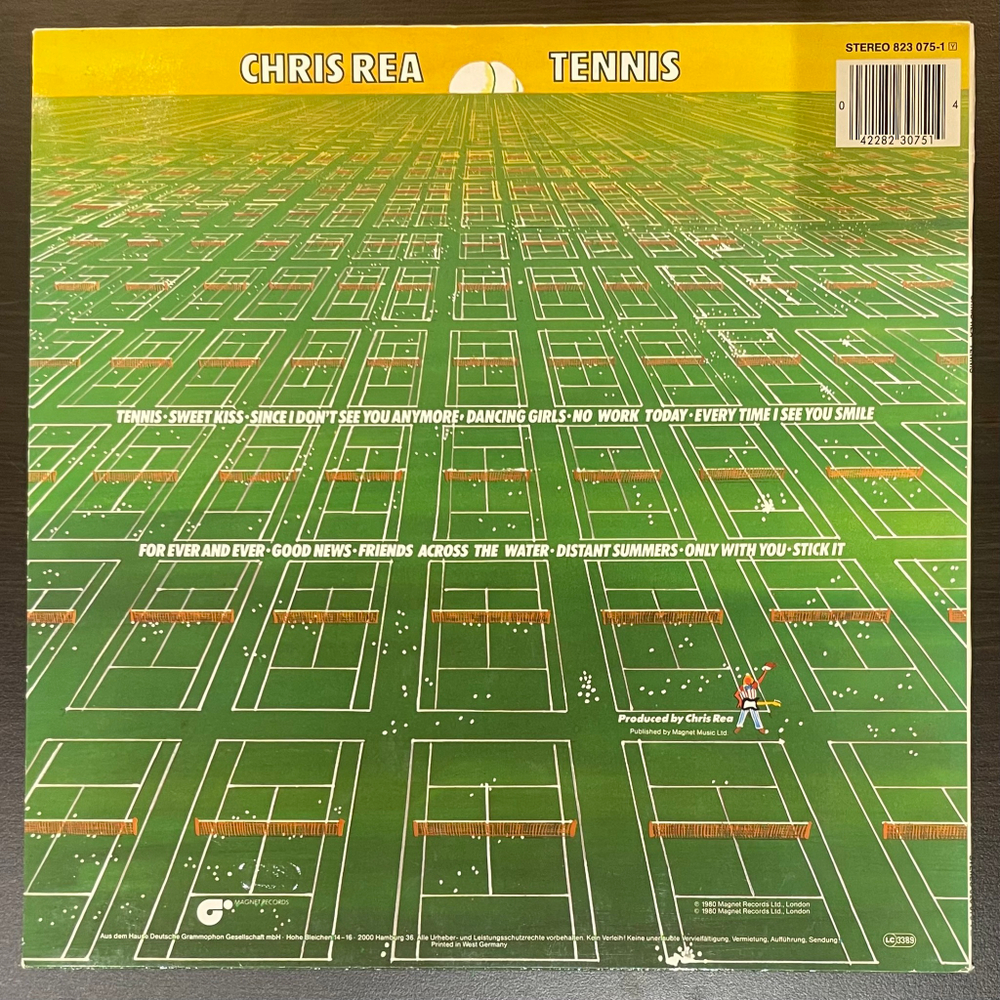 Виниловая пластинка Chris Rea ‎– Tennis LP