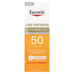Eucerin, Age Defense, лёгкий солнцезащитный лосьон для лица, SPF 50, без отдушек, 75 мл
