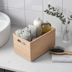 IKEA UPPDATERA (ИКЕА УППДАТЕРА) — Контейнер, светлый бамбук, 16x24x15 см, фото 7