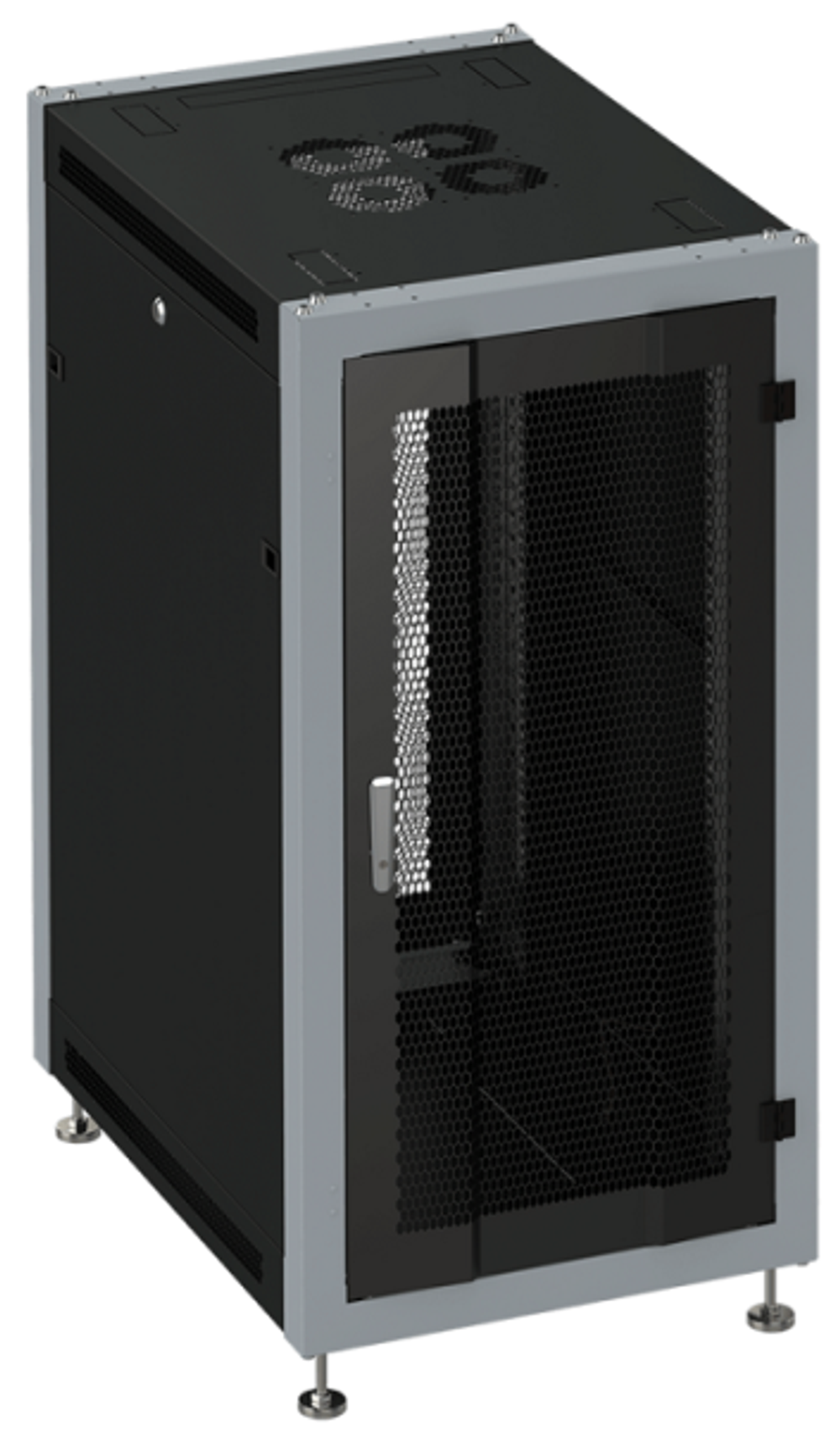 Шкаф напольный 19", 15U SYSMATRIX SL 6615.933