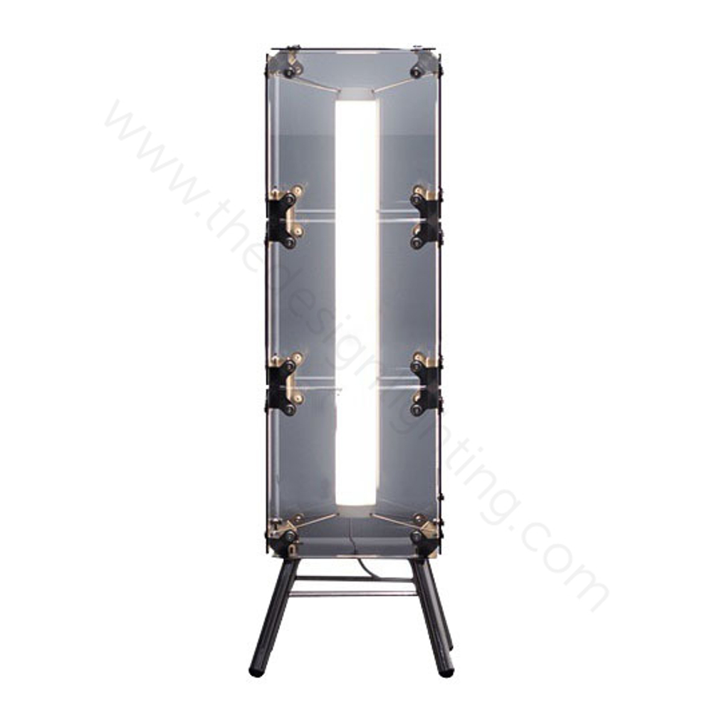Table design lamp  Hyperqube by Felix Monza (3 lampshade ,  Smoky)