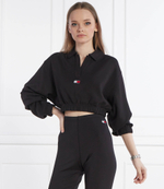Худи TJW SPR CRP DRAPEY BADGE ПОЛО Tommy Jeans - черный(DW0DW17785)