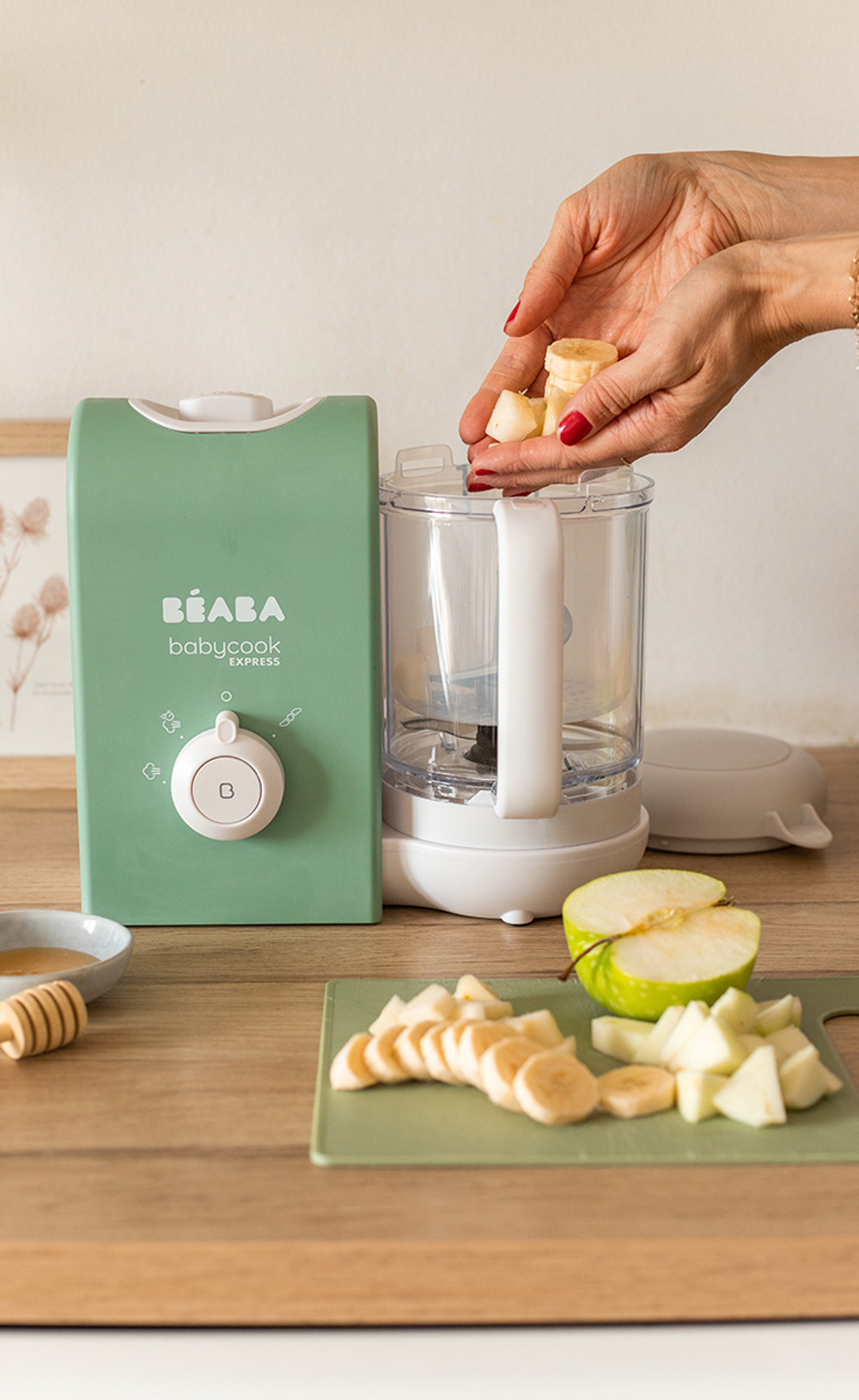 Кухонный комбайн для детского питания 5 в 1 BEABA Babycook Express зеленый