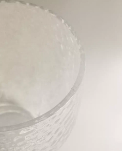 ZARA HOME КРУЖКА С РЕЛЬЕФНЫМ ДИЗАЙНОМ, ПРОЗРАЧНЫЙ
