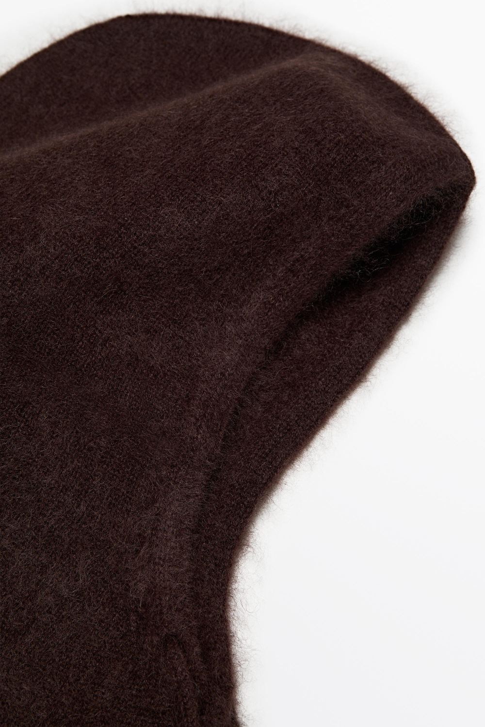 Massimo Dutti Балаклава из 100% кашемира на кулиске, баклажанный