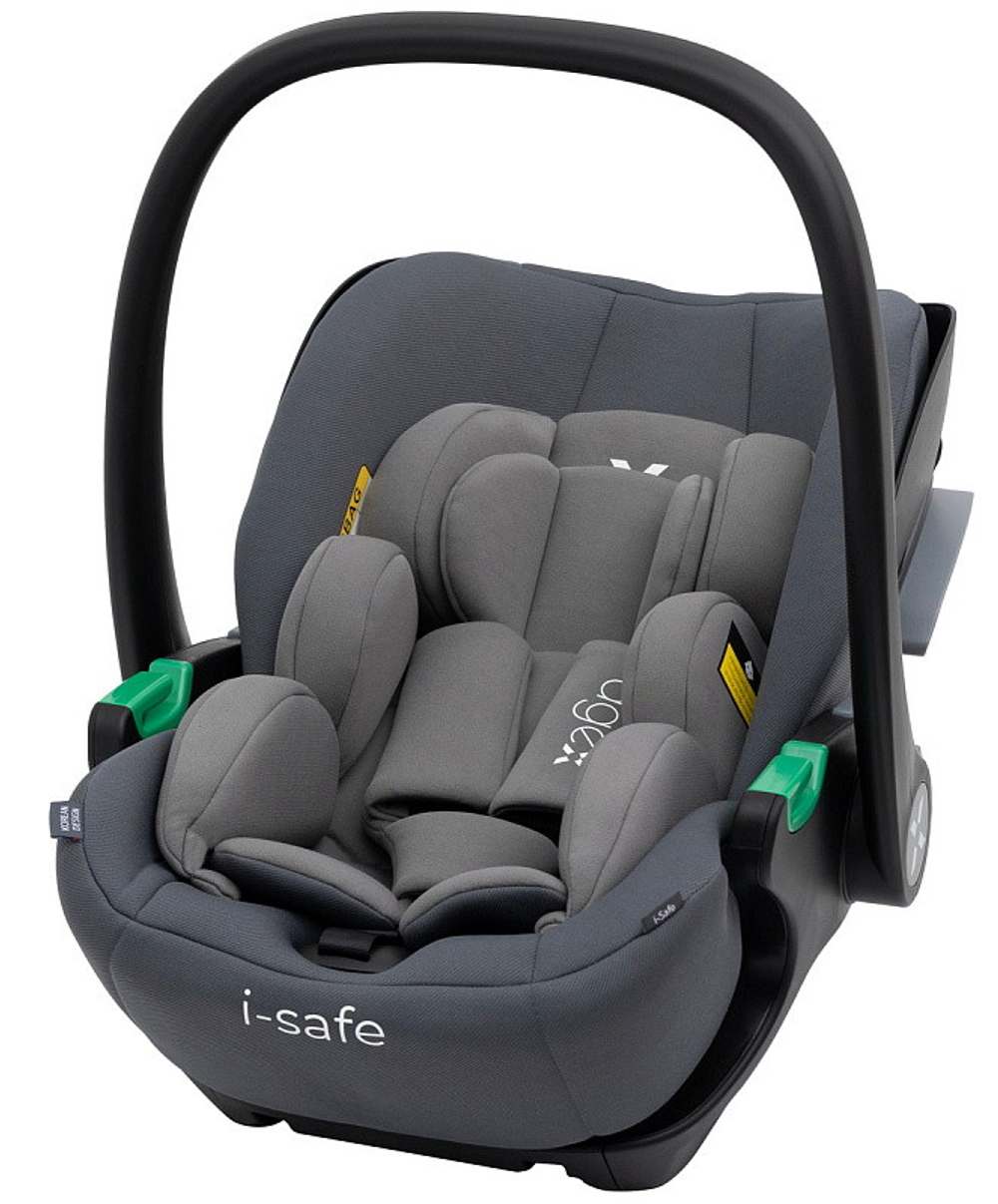 Коляска Agex Prima Pro 3 в 1 с автокреслом i-Safe S Grey APS214 Sora серый