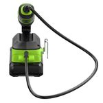 Гравер акк. Greenworks G24RT, 24V, б/щет, 6500–35000 об/мин, цанги 2,4/3,2мм, оснастка 52 шт,1х2Ач,ЗУ,сумка,кор (3200807CUA)
