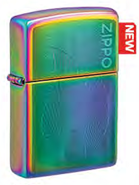 Цена наЗажигалка ZIPPO Classic с покрытием Multi Color, латунь/сталь, разноцветная