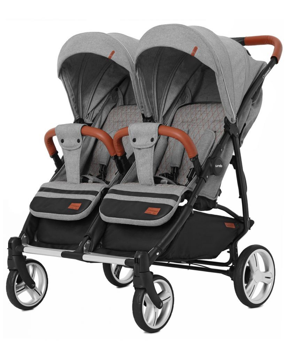 Коляска для двойни Carrello Connect CRL-5502 Rock Gray