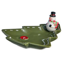 БЛЮДО СЕРВИРОВОЧНОЕ КОЛЛЕКЦИЯ "CHRISTMAS GIFT" 21*20,5*10 СМ