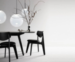 Стул Tom Dixon Slab Black Upholstered, черный, черный
