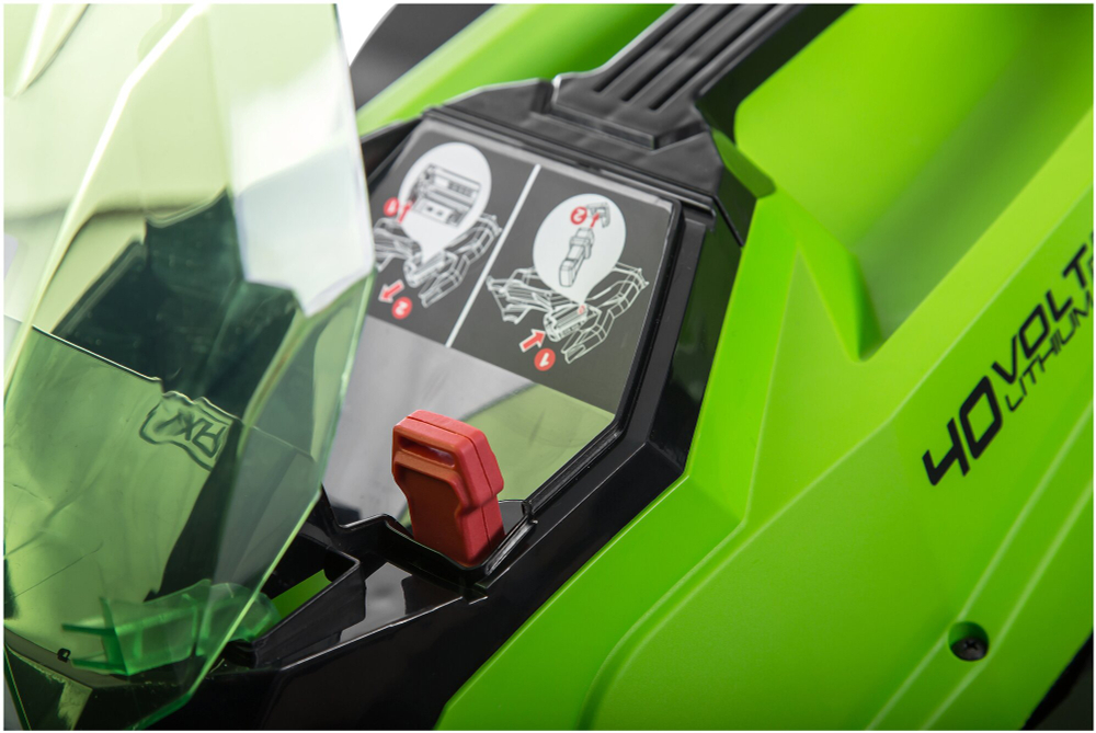 Газонокосилка аккум. GREENWORKS G40LM35 40В,35см,20–70 мм,до 400 м² от 4 Ач,без АКБ и ЗУ (2501907)