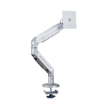 ErgoFount DFS-102G Настольное крепление для монитора диагональю до 27'' с двухколенным вылетом, газово-пружинным амортизатором и струбциной к столу типа "G". Цвет - серебристый