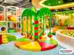 Электрическая карусель детская 4KIDS «Приключение на пальме», 2x2x2.4 м