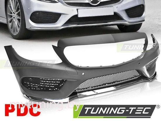 Передний бампер AMG STYLE для Mercedes C W205
