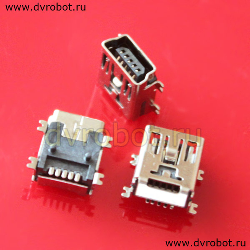 Гнездо MINI USB - "мама "