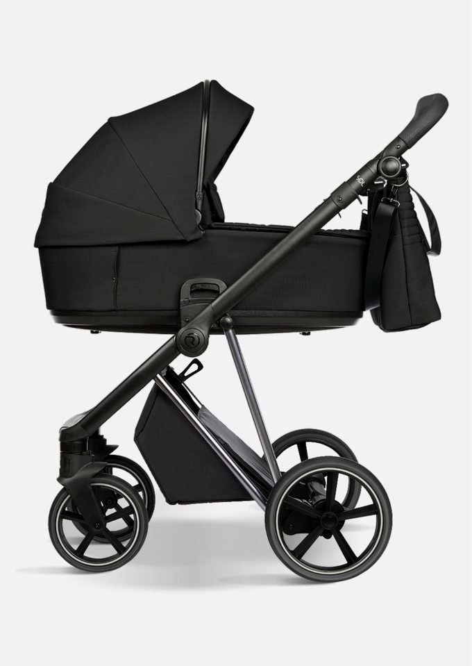 Roan Коляска 2 в 1 Sol 2.0 Luxury Vintage Caviar Black