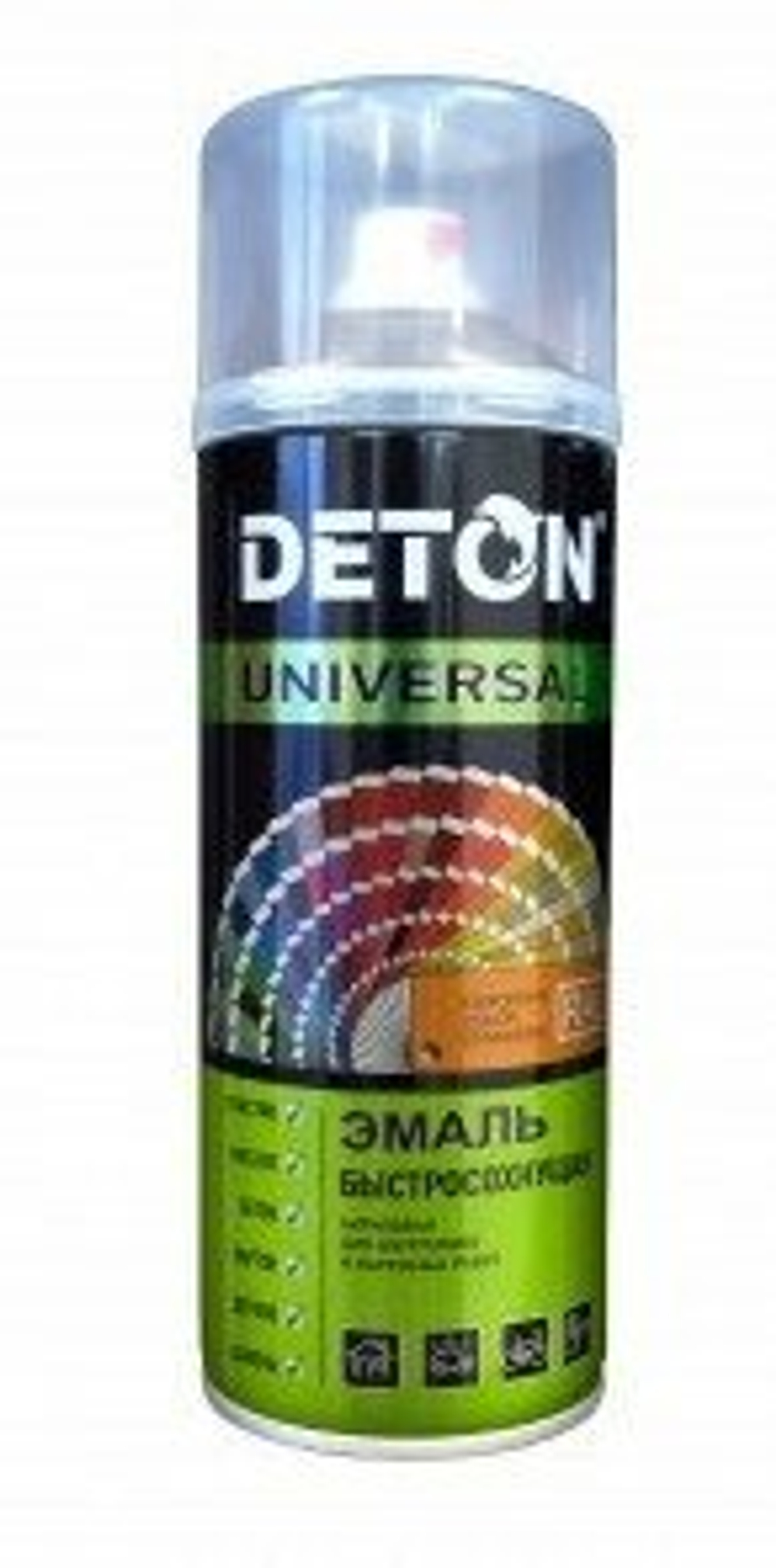 Эмаль-аэрозоль "Детон" зеленая 520мл