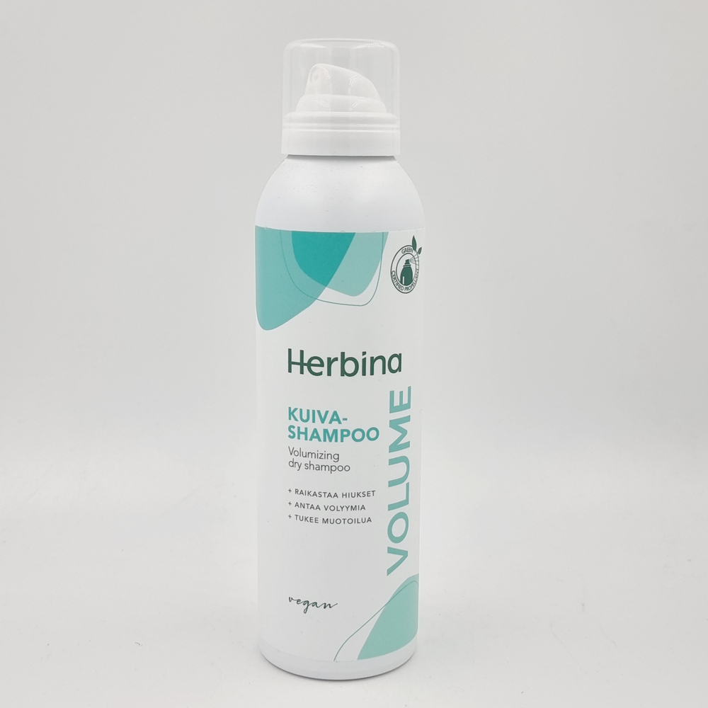 Сухой шампунь Herbina Volume для придания объема, 200 мл (из Финляндии)