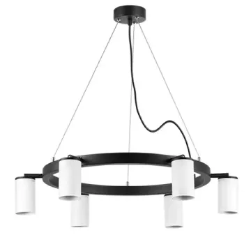Люстра подвесная 6*GU10 LR016366 черный/белый Rullo Lightstar