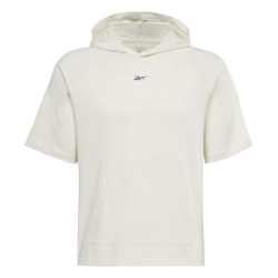 Мужская теннисная футболка Reebok Les Mills Hooded Tee - classic white