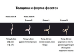 Для правильного выбора при заказе