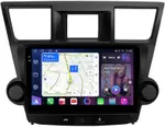Магнитола для Toyota Highlander 2 XU40 2007-2013 (крутилки активные) - FarCar S500-TS18 монитор 10.36" QLED на Android 14, CarPlay, 4G SIM-слот