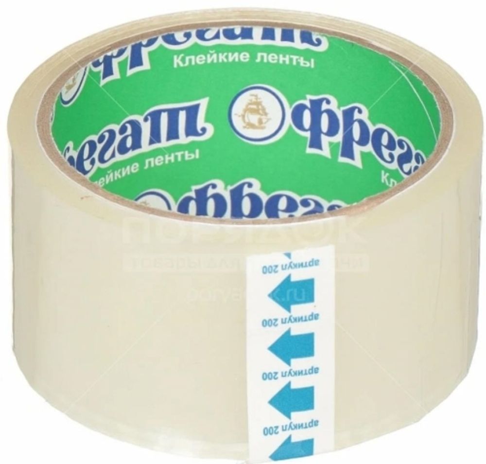 Клейкая лента Скотч Ш-50мм Д-50м 43мкм прозрачный (6/36шт)