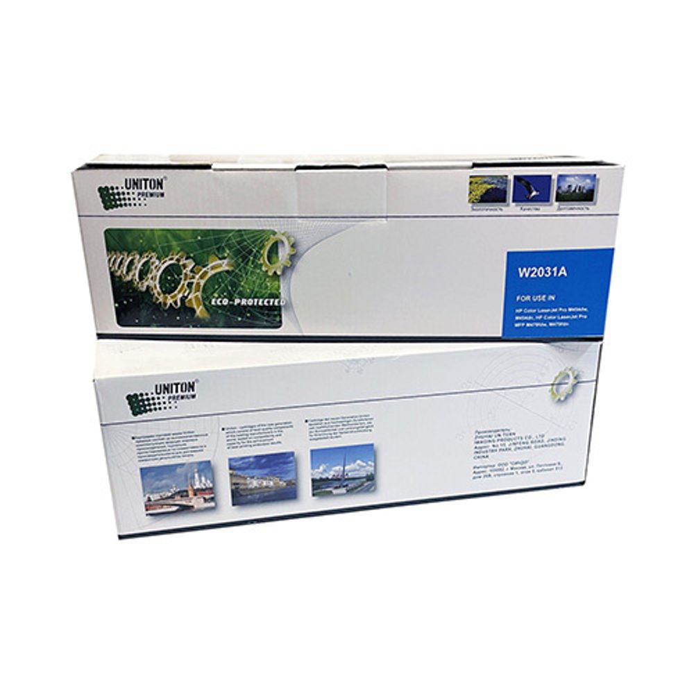 Картридж UNITON, аналог HP W2031A (415A) для Color LJ M454/M455/M479 голубой (2.1K)