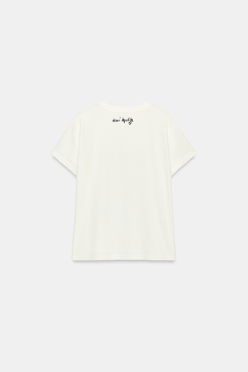 ZARA ФУТБОЛКА HENRI MATISSE, БЕЛЫЙ
