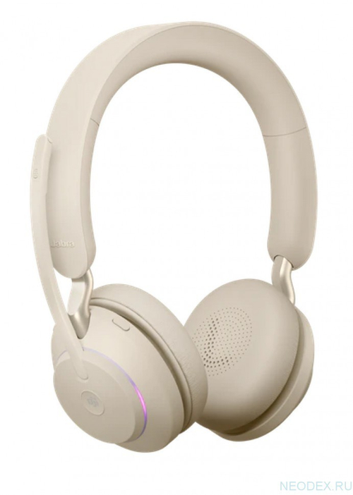 Jabra Evolve2 65 Stereo UC беспроводная гарнитура бежевая ( 26599-989-998 )