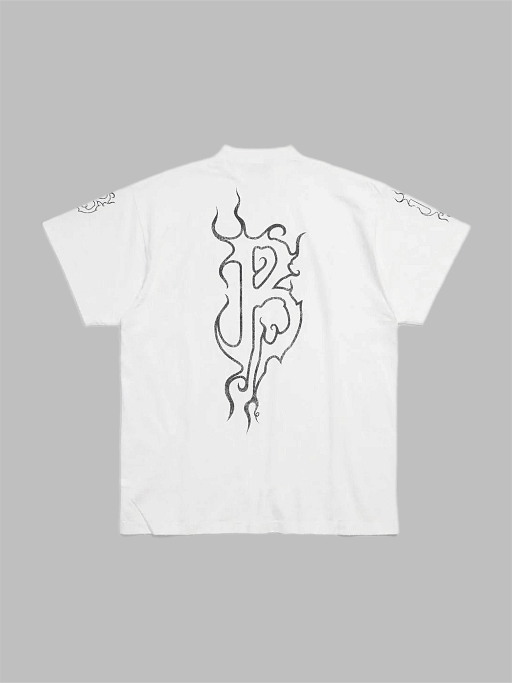 Футболка Balenciaga #D26 (бел.)