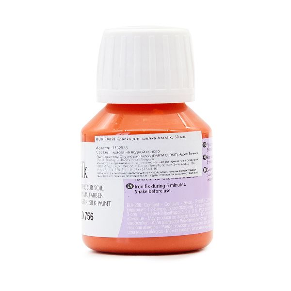 Краска для шелка H Dupont Arasilk, 50мл, 756 оранжевый