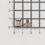 Винт кобурный металл ⌀7.5 мм никель мет, 20 шт