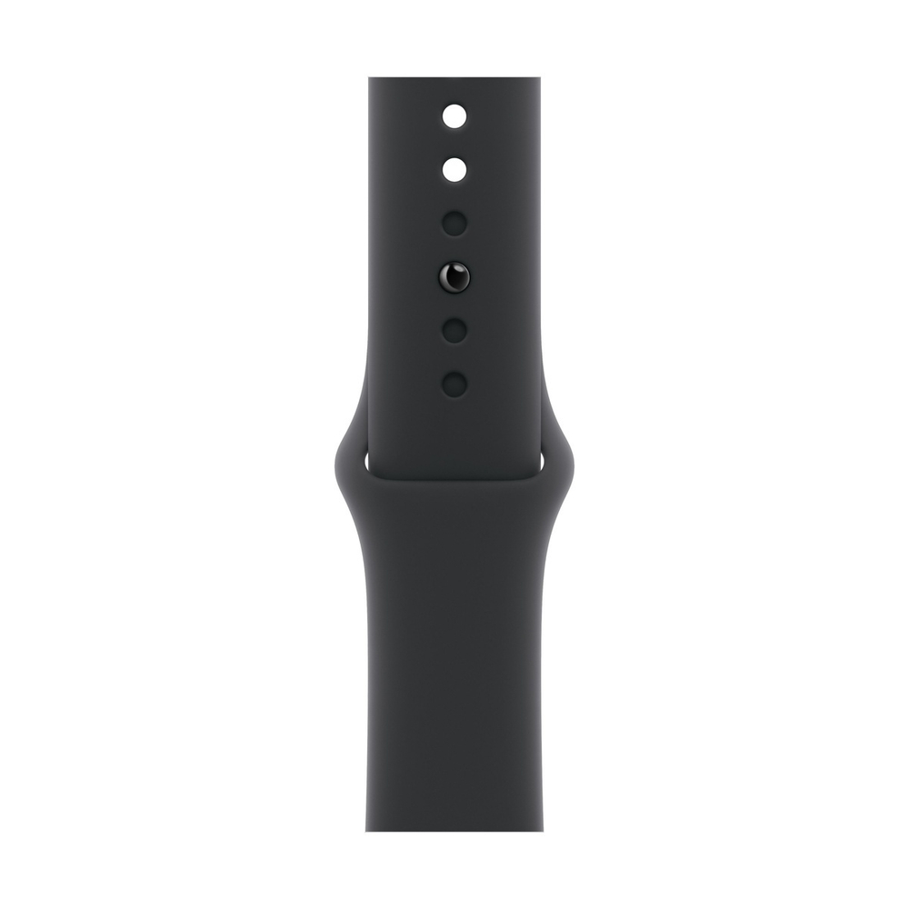 Apple Watch Series 11, 46 мм корпус из алюминия цвета «Space Gray», ремешок Sport Band размера M/L цвета «Black»