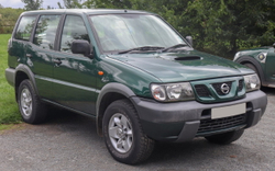 Порог Nissan Terrano II R20 1993-2006, Ford Maveric 1993-1998 (1мм)