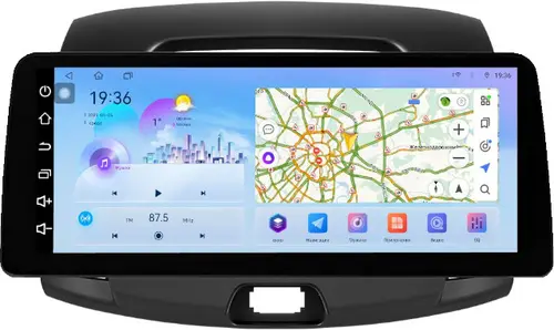 Магнитола для Hyundai Elantra 4 2006-2011 - FarCar S500+TS10 монитор 12.3" 2K QLED на Android 14, Быстрая, CarPlay, 4G SIM-слот