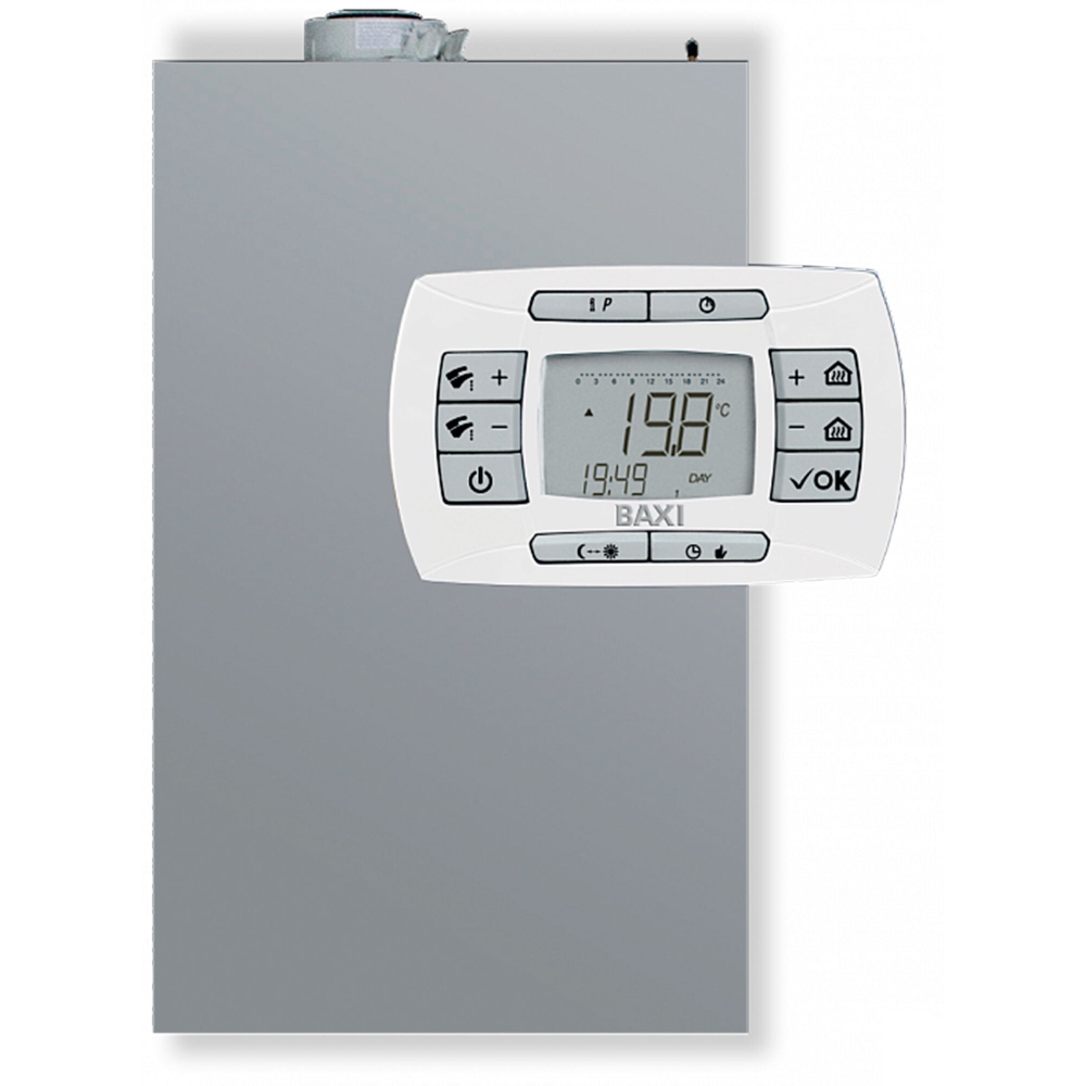 Котел газовый BAXI LUNA IN PLUS 1.24 конденсационный, настенный, 1 конт., закр. кам. сгор.