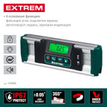 KRAFTOOL EXTREM, 0 - 360°, точность 0.05°, HOLD, IP67, электронный уровень-уклономер (34686)