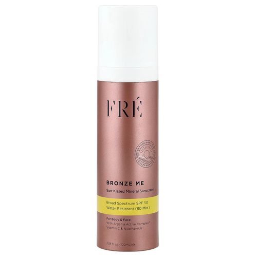 Fre, Bronze Me, солнцезащитное средство с минералами, SPF 50, 100 мл (3,38 жидк. унции)