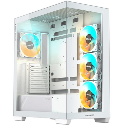 Корпус Midi-Tower GIGABYTE C500PI ST White, ARGB, белый (GB-C500PI ST)