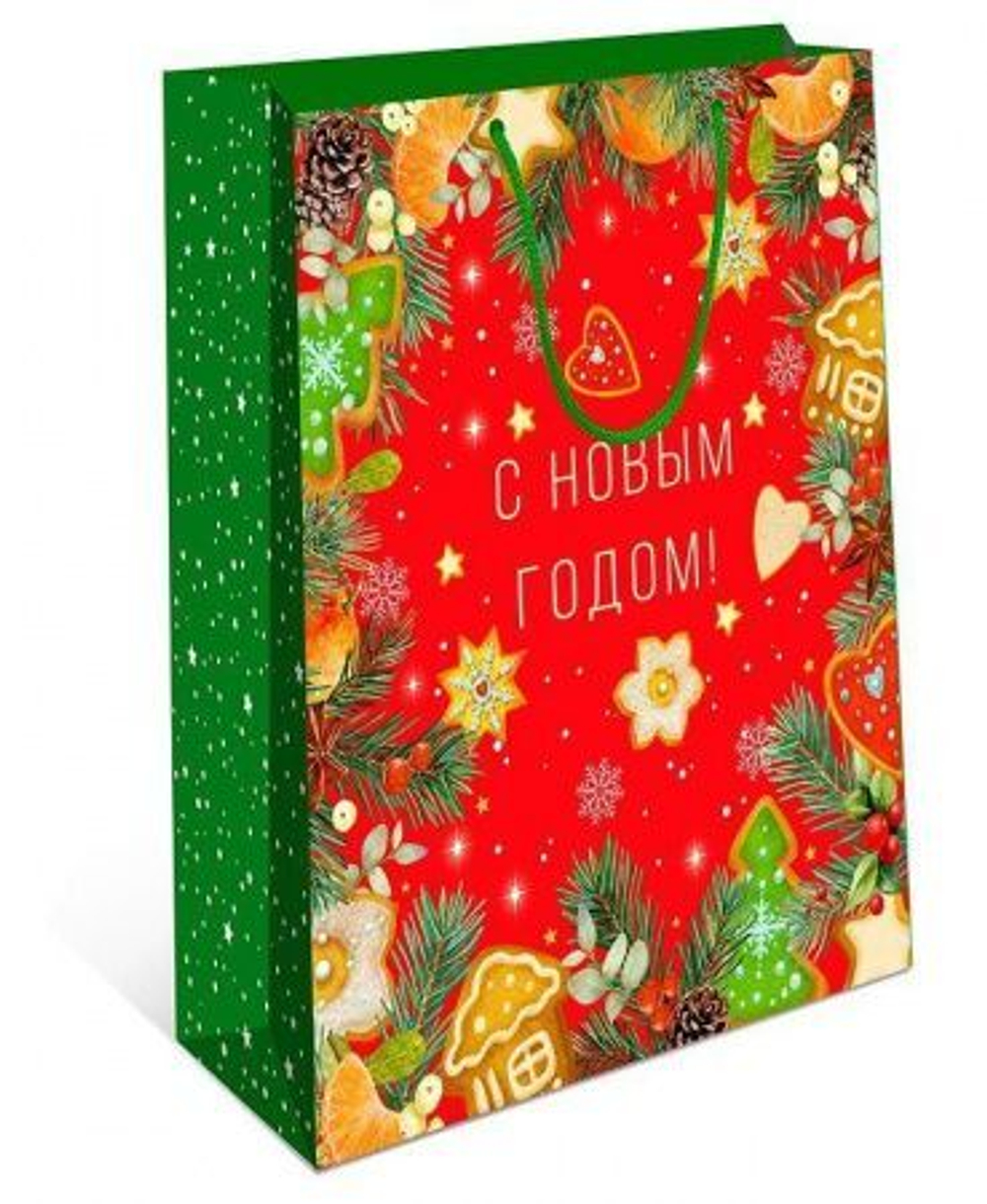 Сумка лам. 18*23*10см  Имбирное печенье1шт