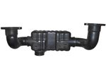 Коллектор фильтра воздушного KM2V80/Air inlet pipe Assy